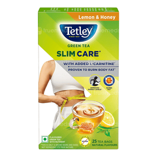 Tetley Slim Care Lemon & Honey Flavoured Green Tea Bags 25